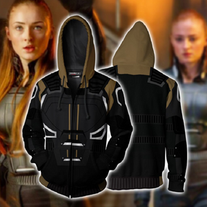 X-Men: Dark Phoenix Zip Up Hoodie CSOS703 - cosplaysos