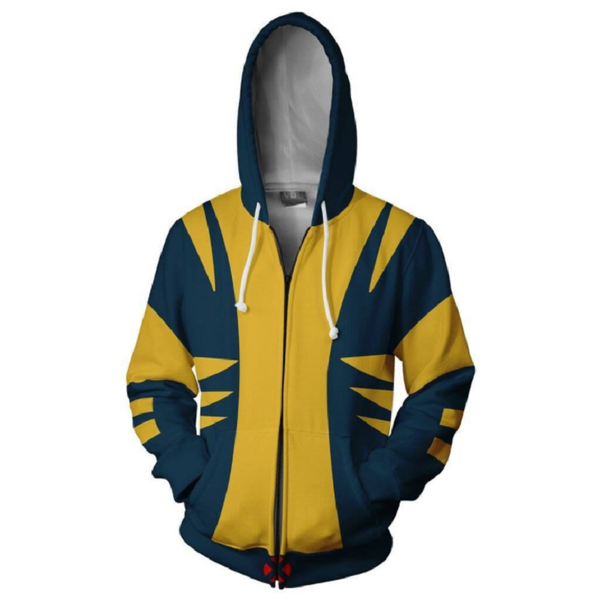 Marvel Comics Hoodie - X-Men Zip Up Hoodie CSOS707 - cosplaysos