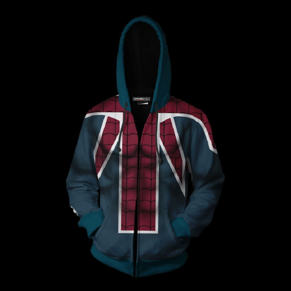 Avengers Spider-Man Hoodie - Zip Up Hoodie CSOS806 - cosplaysos