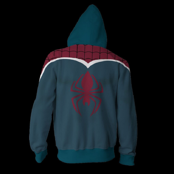 Avengers Spider-Man Hoodie - Zip Up Hoodie CSOS806 - cosplaysos