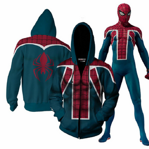 Avengers Spider-Man Hoodie - Zip Up Hoodie CSOS806 - cosplaysos