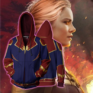 Captain marvel hoodie kids hotsell