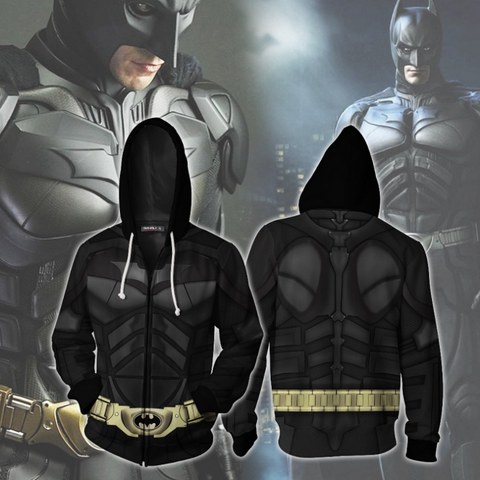 Batman Zip Up Hoodie CSOS818 - cosplaysos