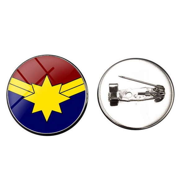 Captain Marvel Glass Gems Lapel Pin Set - 6-Pack CSOS850 - cosplaysos