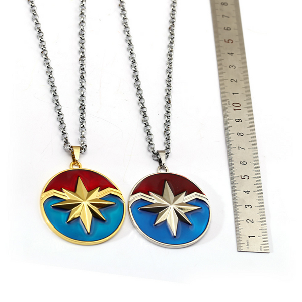 Captain Marvel Inspired - Photo Pendant Necklace CSOS853 - cosplaysos