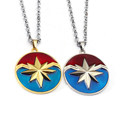 Captain Marvel Inspired - Photo Pendant Necklace CSOS853 - cosplaysos