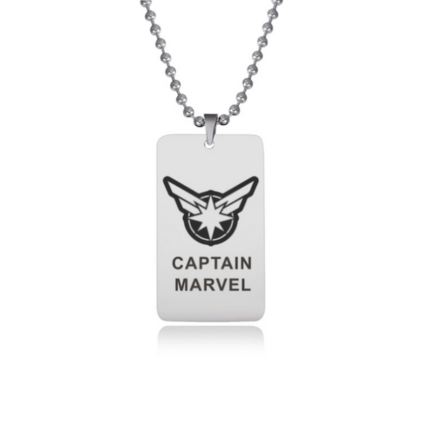 Captain Marvel Stainless Steel Necklace CSOS851 - cosplaysos