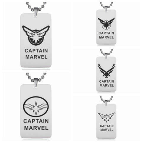 Captain Marvel Stainless Steel Necklace CSOS851 - cosplaysos