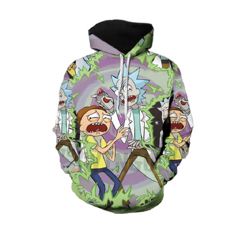 Rick and Morty Pullover Hoodie CSOS857 - cosplaysos