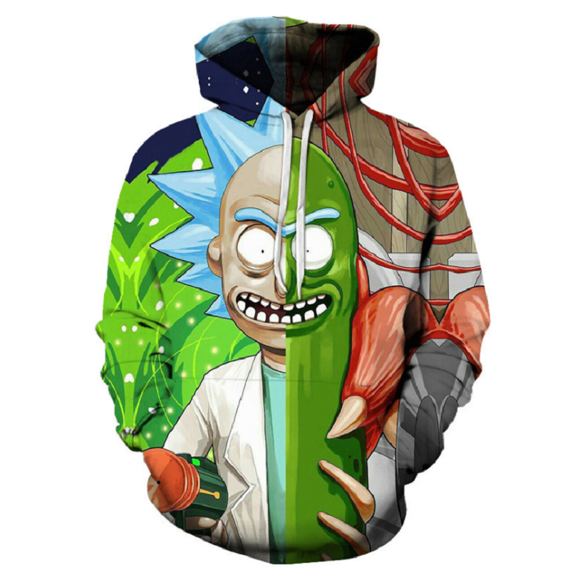 Rick and Morty Pullover Hoodie CSOS858 - cosplaysos