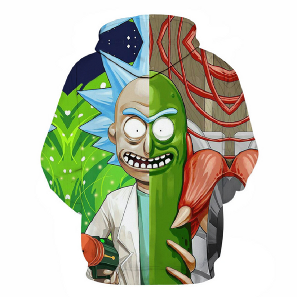 Rick and Morty Pullover Hoodie CSOS858 - cosplaysos