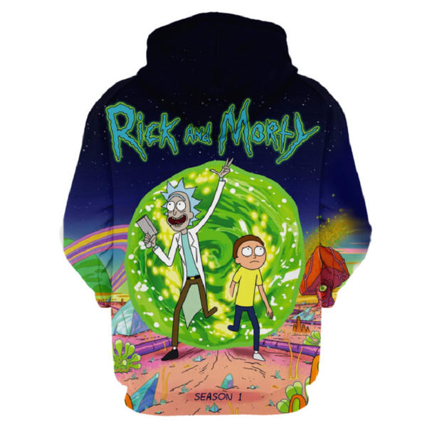 Rick and Morty Pullover Hoodie CSOS859 - cosplaysos