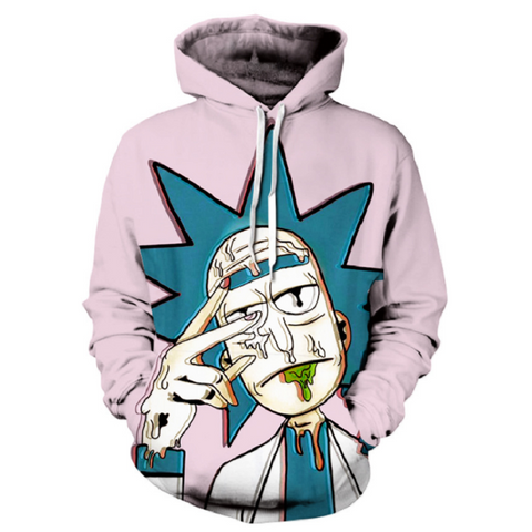 Rick and Morty Pullover Hoodie CSOS860 - cosplaysos