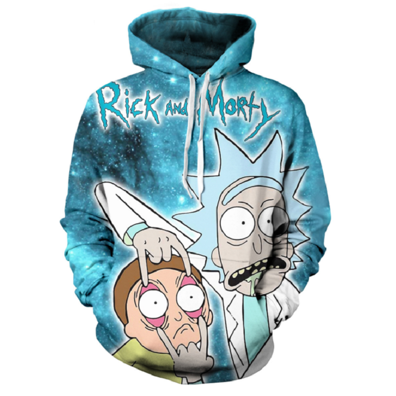 Rick and Morty Pullover Hoodie CSOS862 - cosplaysos