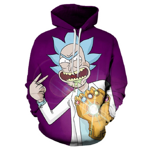 Rick and Morty Pullover Hoodie CSOS865 - cosplaysos