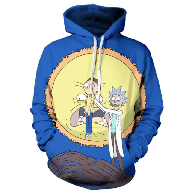 Rick and Morty Pullover Hoodie CSOS866 - cosplaysos