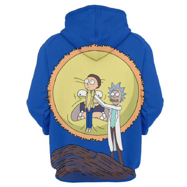Rick and Morty Pullover Hoodie CSOS866 - cosplaysos