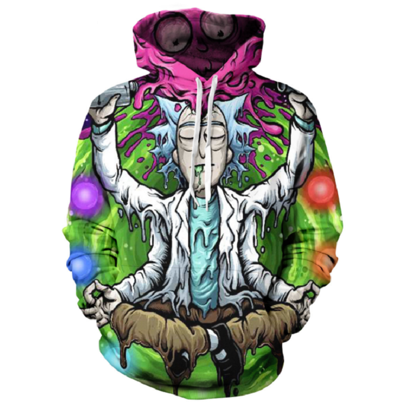 Rick and Morty Pullover Hoodie CSOS867 - cosplaysos