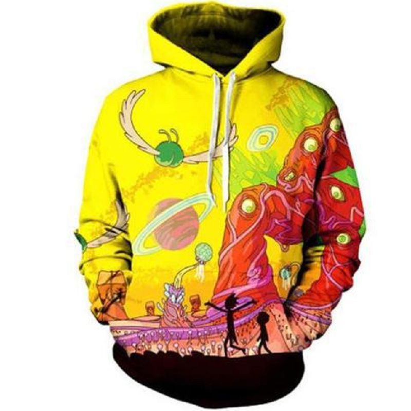 Rick and Morty Pullover Hoodie CSOS868 - cosplaysos