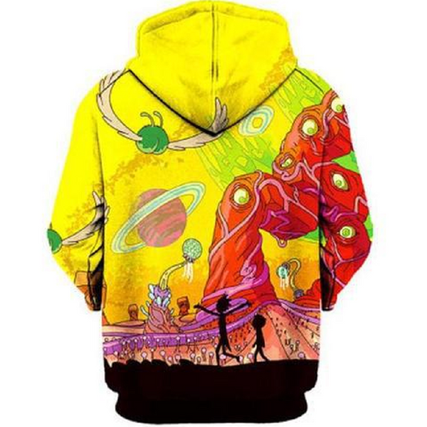 Rick and Morty Pullover Hoodie CSOS868 - cosplaysos