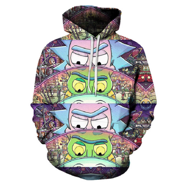 Rick and Morty Pullover Hoodie CSOS869 - cosplaysos