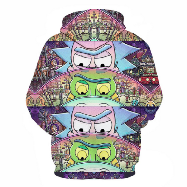 Rick and Morty Pullover Hoodie CSOS869 - cosplaysos