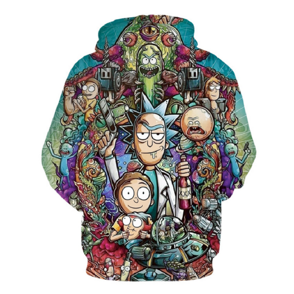 Rick and Morty Pullover Hoodie CSOS872 - cosplaysos