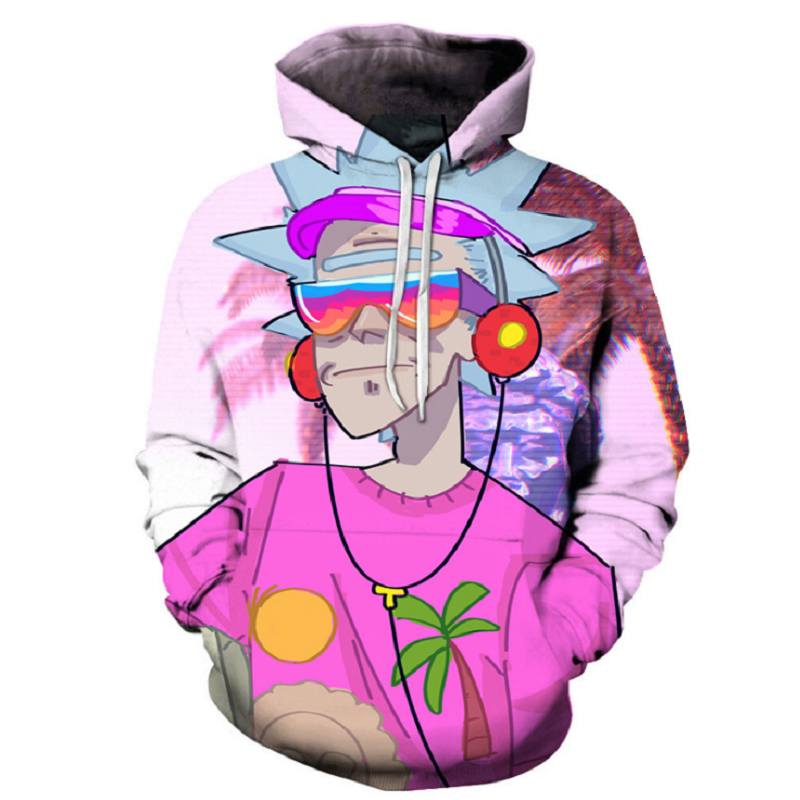 Rick and Morty Pullover Hoodie CSOS875 - cosplaysos