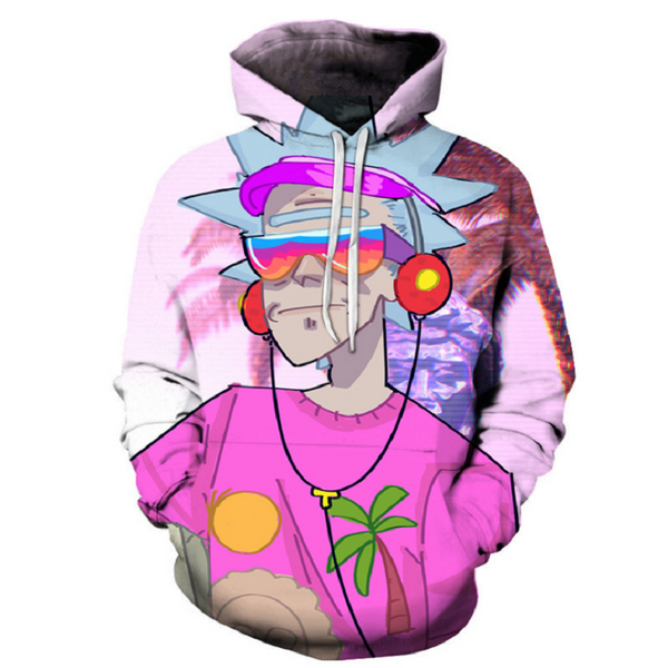 Rick and Morty Pullover Hoodie CSOS875 - cosplaysos