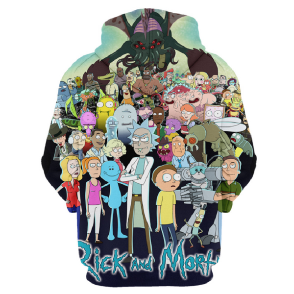 Rick and Morty Pullover Hoodie CSOS877 - cosplaysos
