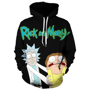 Rick and Morty Pullover Hoodie CSOS881 - cosplaysos