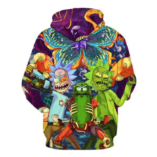 Rick and Morty Pullover Hoodie CSOS882 - cosplaysos