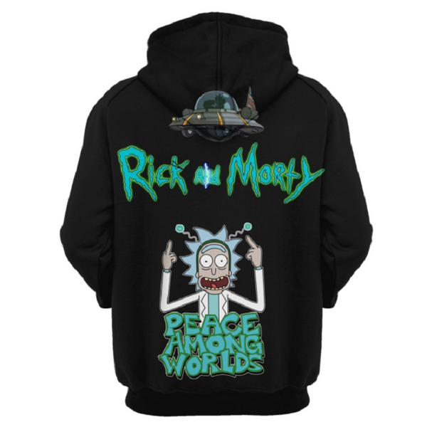 Rick and Morty Pullover Hoodie CSOS885 - cosplaysos