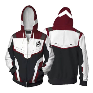 Quantum Suit Unisex Zipped Hoodie - cosplaysos