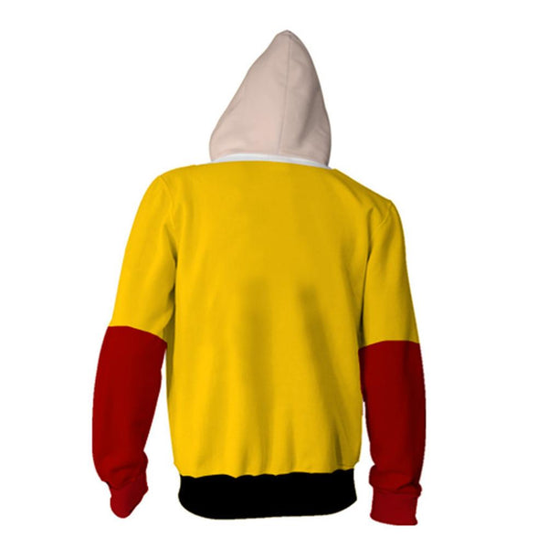 One Punch Man Hoodies - Japanese Anime Zip Up Hooded Sweatshirt CSSO047 - cosplaysos