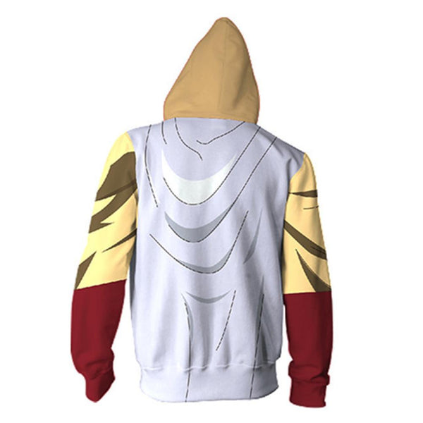 One Punch Man Hoodies - Japanese Anime Zip Up Hooded Sweatshirt CSSO049 - cosplaysos