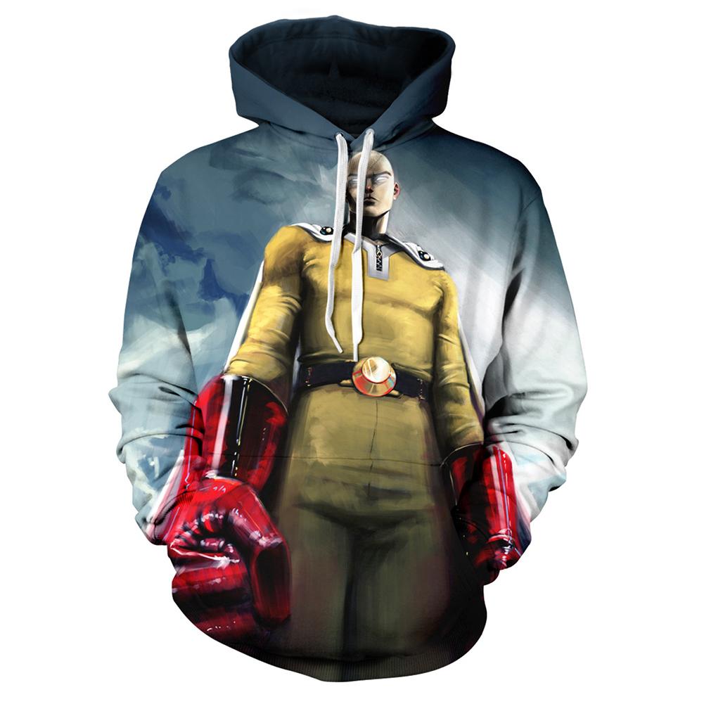 One Punch Man Hoodies - Anime Pullover Hooded Sweatshirt CSSO054 - cosplaysos