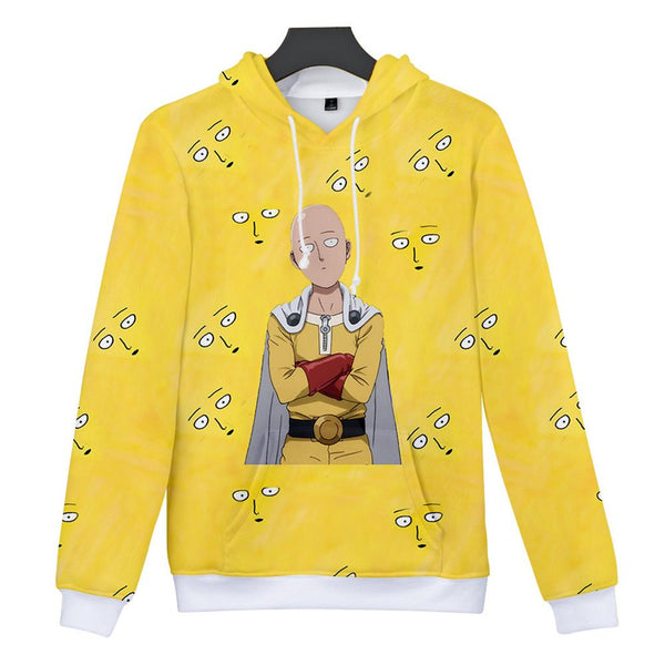 One Punch Man Hoodies - Saitama Pullover Hooded Sweatshirt CSSO059 - cosplaysos