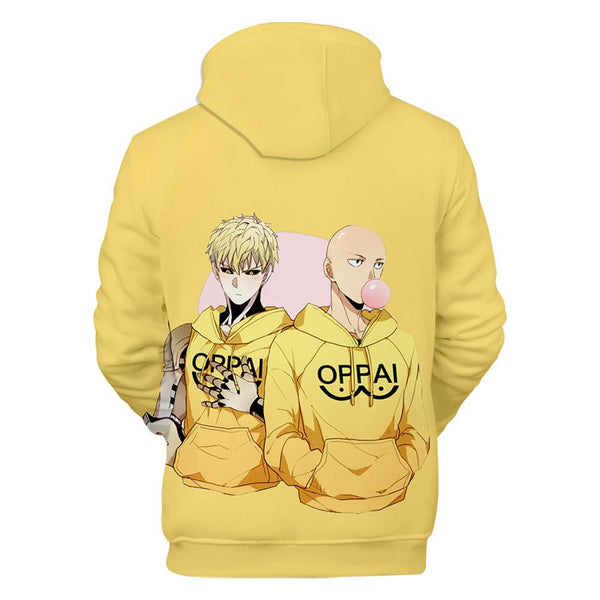 One Punch Man Hoodies - Saitama Genos Pullover Hoodie CSSO045 - cosplaysos