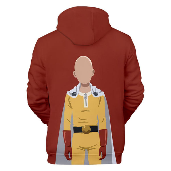 One Punch Man Hoodies - Saitama Pullover Hooded Sweatshirt CSSO044 - cosplaysos