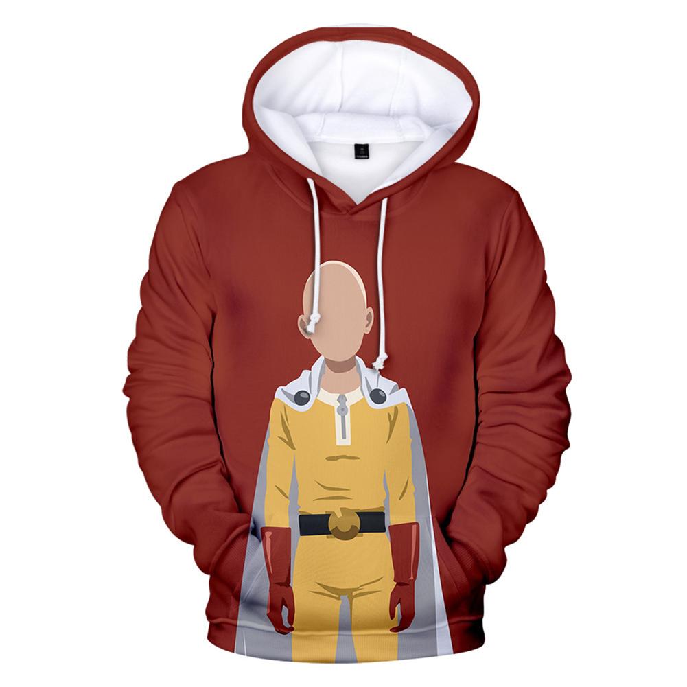 One Punch Man Hoodies - Saitama Pullover Hooded Sweatshirt CSSO044 - cosplaysos