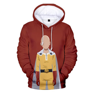 One Punch Man Hoodies - Saitama Pullover Hooded Sweatshirt CSSO044 - cosplaysos