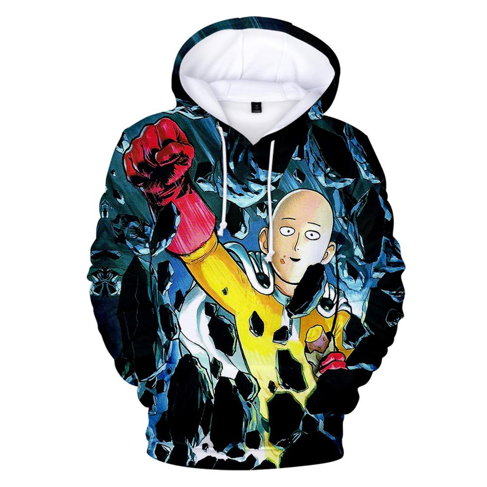 One Punch Man Hoodies - Saitama Pullover Hooded Sweatshirt CSSO039 - cosplaysos