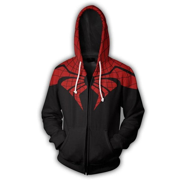 Spider-Man Hoodie - The Avengers Zip Up Hoodie CSOS611 - cosplaysos