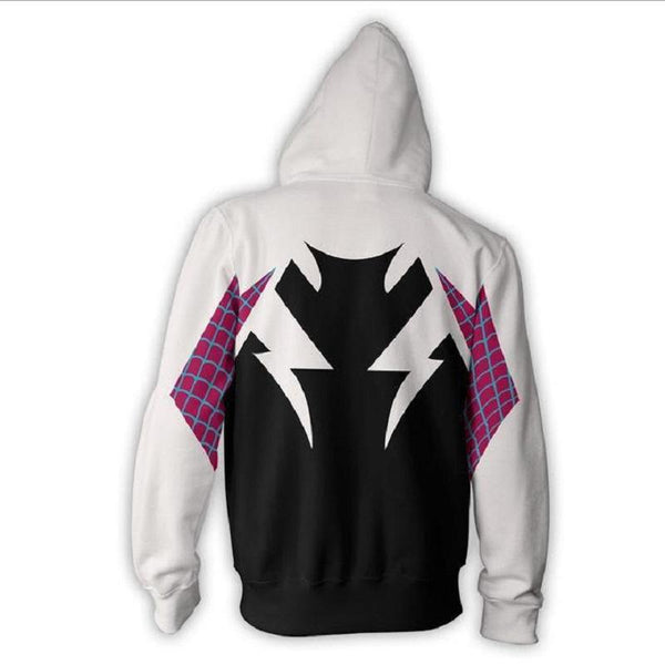 Gwen Stacy Hoodie - The Amazing Spider-Man Zip Up Hoodie CSOS540 - cosplaysos