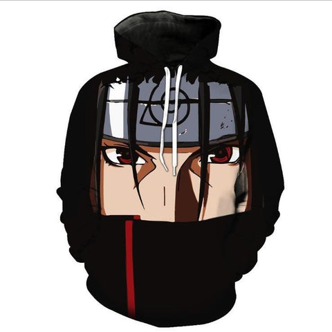 Naruto Hoodie - Itachi Uchiha Pullover Hoodie - cosplaysos