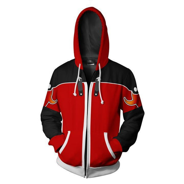 Kingdom Hearts Hoodie - Sora Valor Form Zip Up Hoodie CSOS582 - cosplaysos