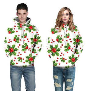 3D Print Hoodie - Christmas Tree Gift Pattern Pullover Hoodie  CSS051 - cosplaysos