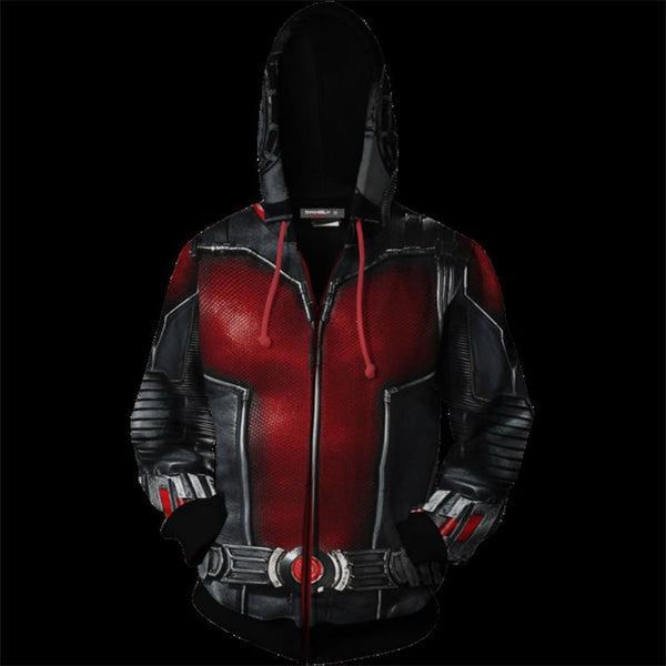 The Avengers Endgame Ant-Man Zip Up Hoodie CSP802 - cosplaysos