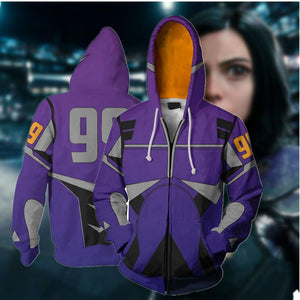 Alita Hoodie - Battle Angel Zip Up Hoodie CSOS950 - cosplaysos